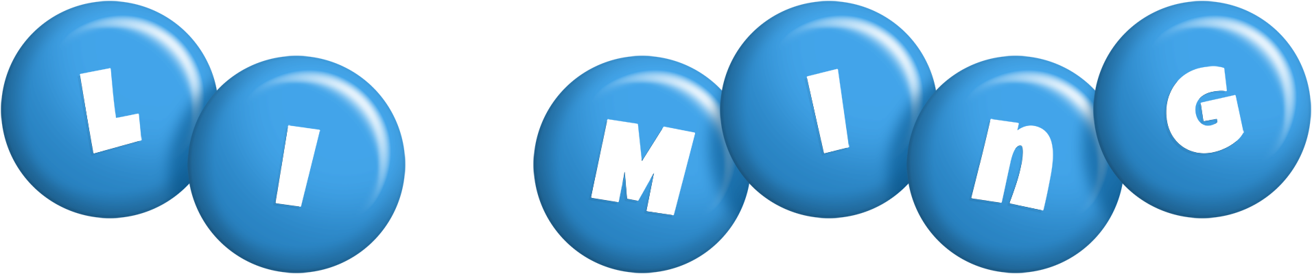 Li Ming candy-blue logo
